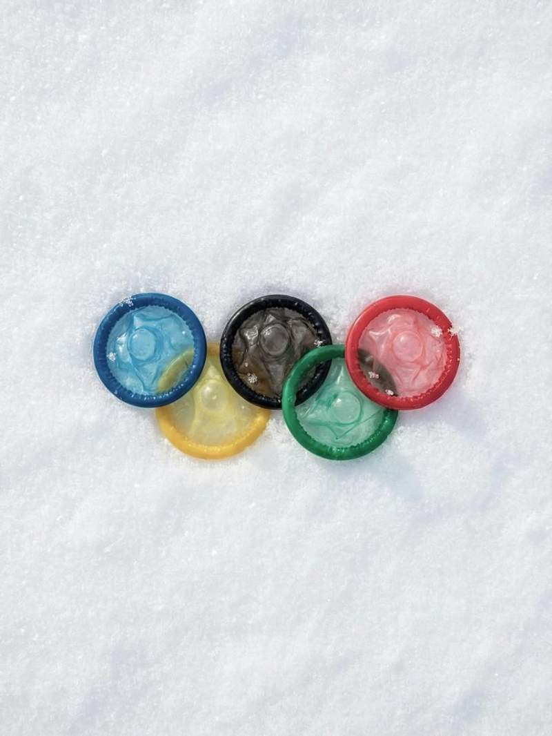 올림픽 오륜기 짭