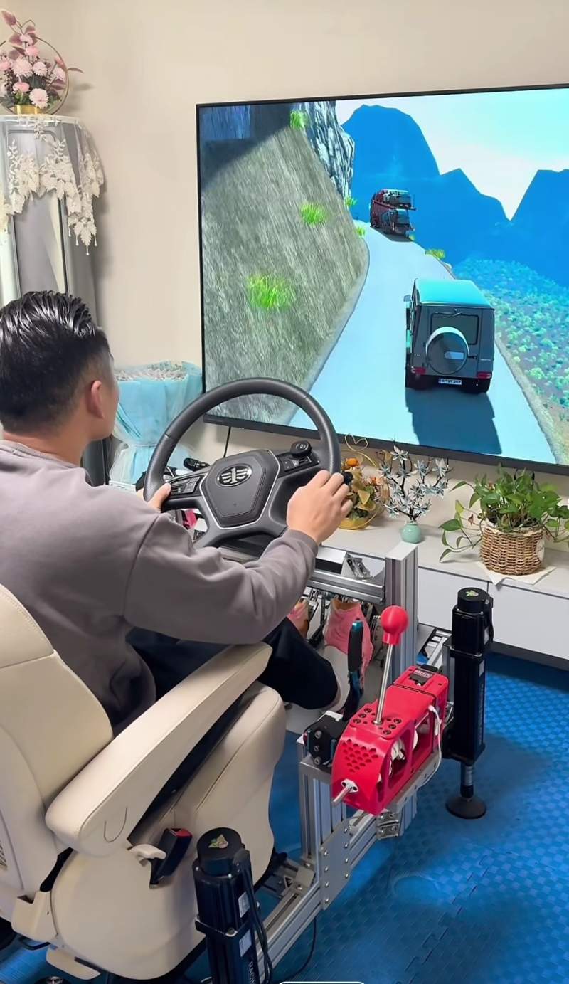 오지마을 버스기사 자격증 대비 연습.gif