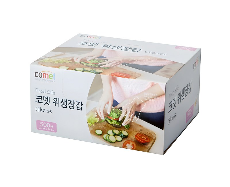 코멧 도톰한 엠보싱 위생장갑