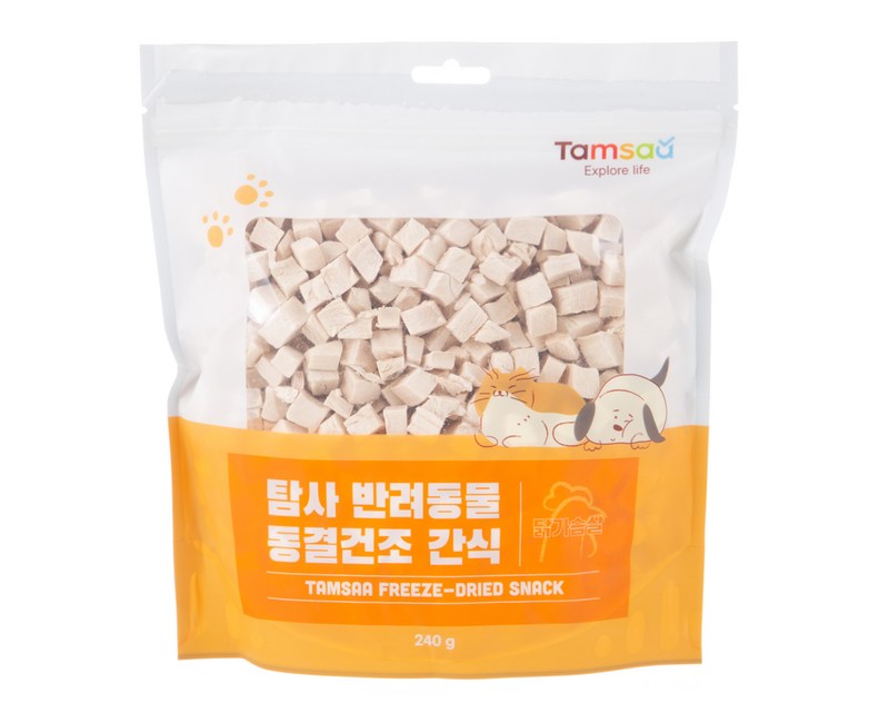 탐사 반려동물 동결건조 간식 닭가슴살 240g