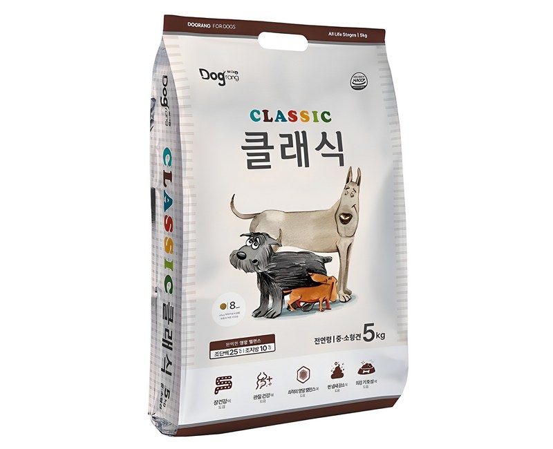 도그랑 전연령 강아지 클래식 건식사료
