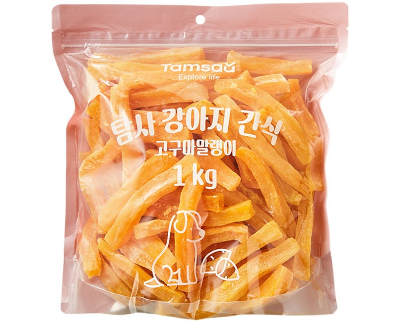 탐사 강아지 고구마말랭이 간식