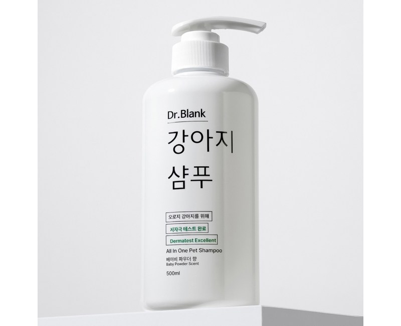 닥터블랭크 저자극 강아지 샴푸 베이비파우더향