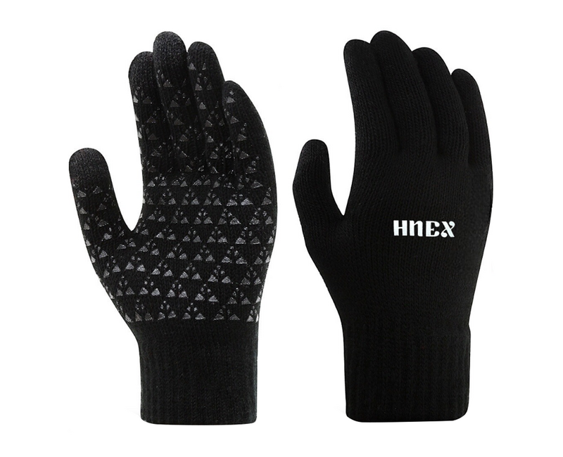 HNEX 스마트폰 터치 방한 논슬립 스포츠 니트 장갑