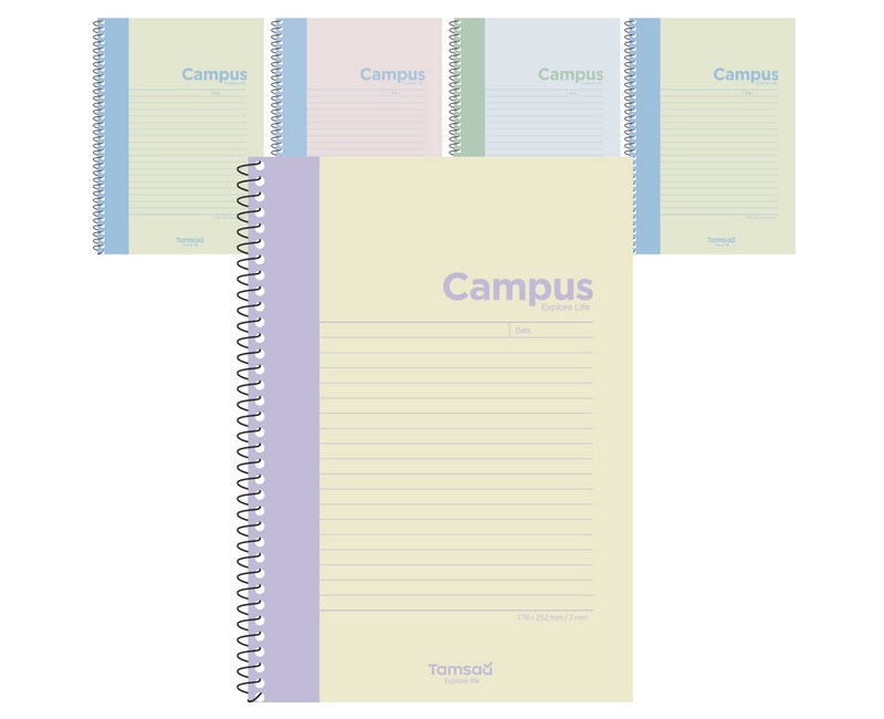 탐사 파스텔 캠퍼스 스프링 노트