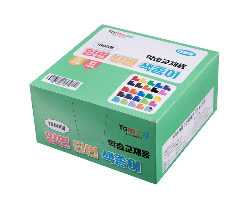 탐사 학습교재용 대용량 믹스 색종이 1000매