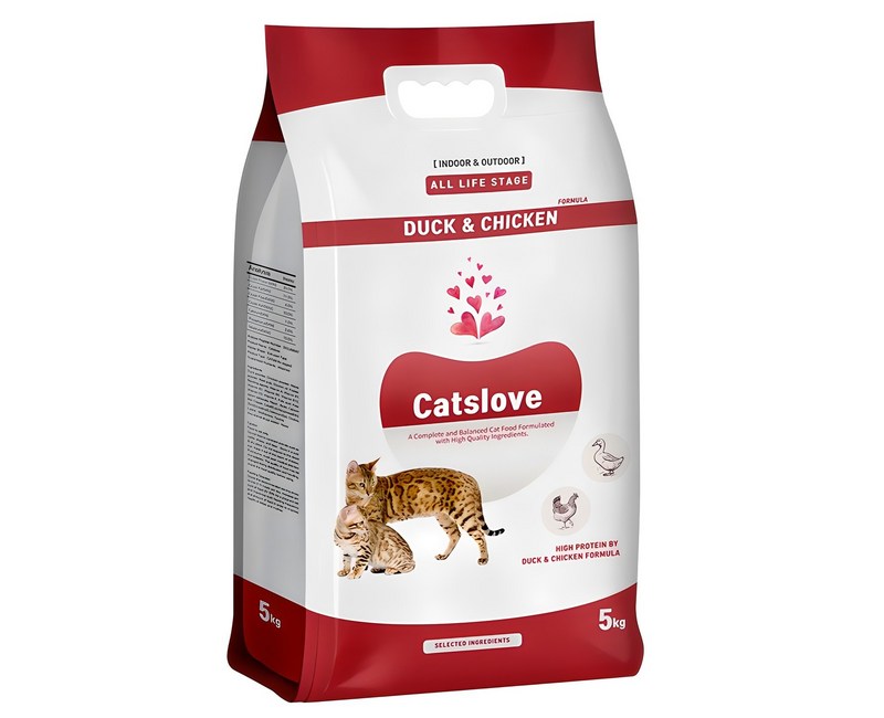 캣츠러브 전연령 오리 닭고기 고양이 건식사료