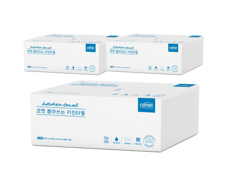 코멧 뽑아쓰는 키친타올