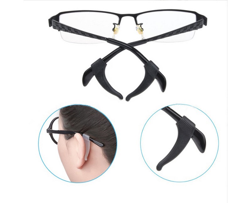 세상편안 실리콘 안경 귀걸이 1쌍+1쌍 안경 통증 방지 귀고무 군인 운동선수 흘러내림 방지
