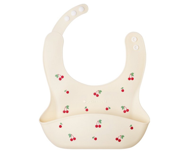 베베그로우 유아용 똑딱이 실리콘 턱받이