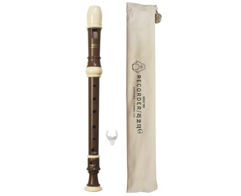 HDC영창 소프라노 저먼식 우드 리코더 YSRWG-140 + 패브릭 가방