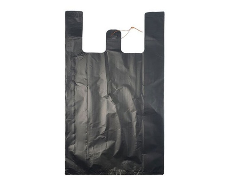 월드크린 손잡이 비닐 봉투 검정