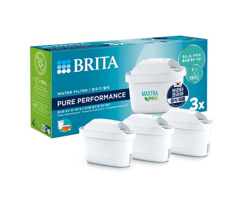 브리타 정수기 필터 막스트라 프로 퓨어 퍼포먼스 3입