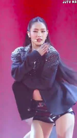 반짝이 자켓속 시스루 코르셋 란제리룩 아이들 민니.mp4