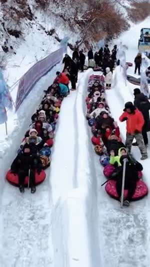 소리] 스노우 튜브 열차.mp4