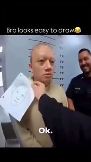 몽타주 그리기 너무 쉬웠던 용의자