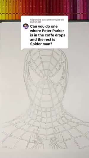 스파이더맨 그리기