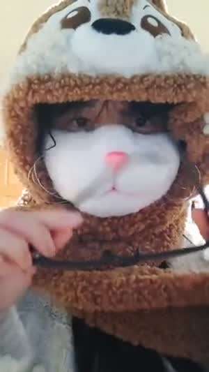 귀여운 방한 마스크