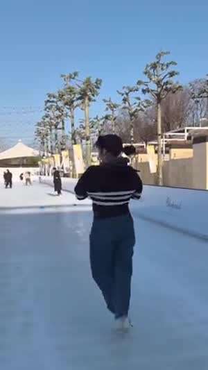 애 둘 맘의 흔한 스케이트 실력